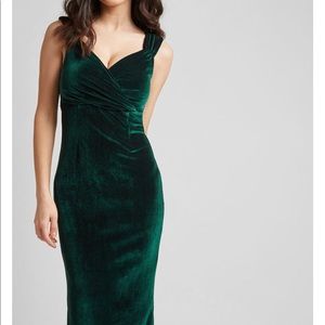 Velvet cocktail dress